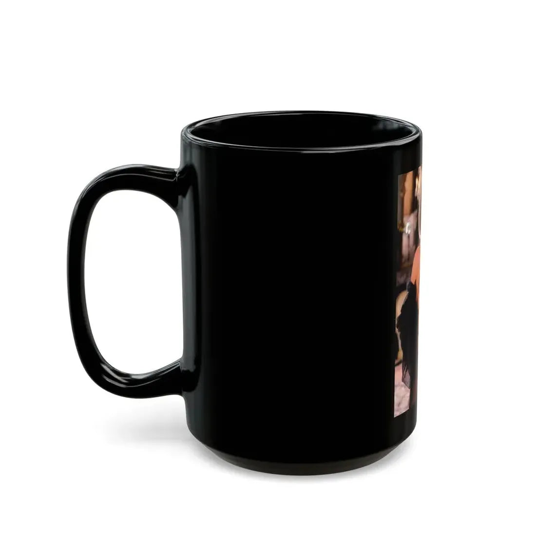 Terry Moore #401 - Unreleased Aug. '84 Playboy Photo from shoot topless in lingerie (Vintage Female Icon) Black Coffee Mug - Go Mug Yourself