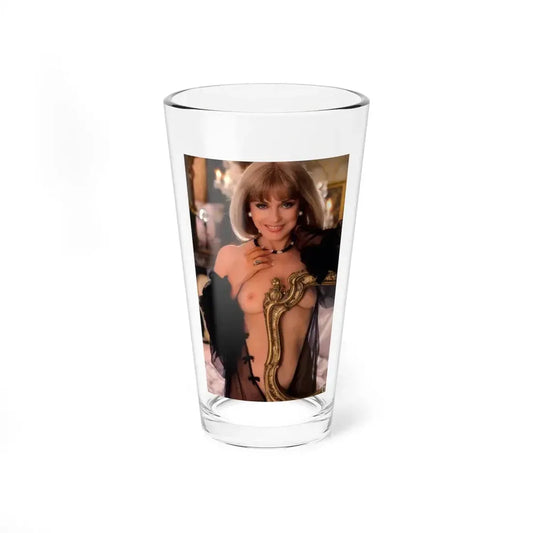Terry Moore #401 - Unreleased Aug. '84 Playboy Photo from shoot topless in lingerie (Vintage Female Icon) Pint Glass 16oz 16oz - Go Mug Yourself