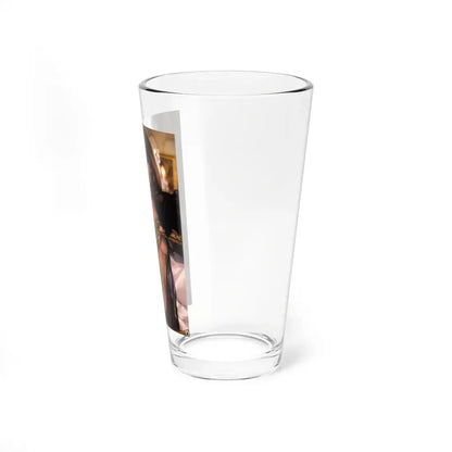 Terry Moore #401 - Unreleased Aug. '84 Playboy Photo from shoot topless in lingerie (Vintage Female Icon) Pint Glass 16oz - Go Mug Yourself