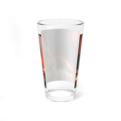 Terry Moore #405 - Unreleased Aug. '84 Playboy Photo from shoot topless in lingerie & open heels (Vintage Female Icon) Pint Glass 16oz - Go Mug Yourself