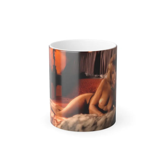 Terry Moore #405 - Unreleased Aug. '84 Playboy Photo from shoot topless in lingerie & open heels (Vintage Female Icons) Color Changing Mug 11oz-11oz-Go Mug Yourself