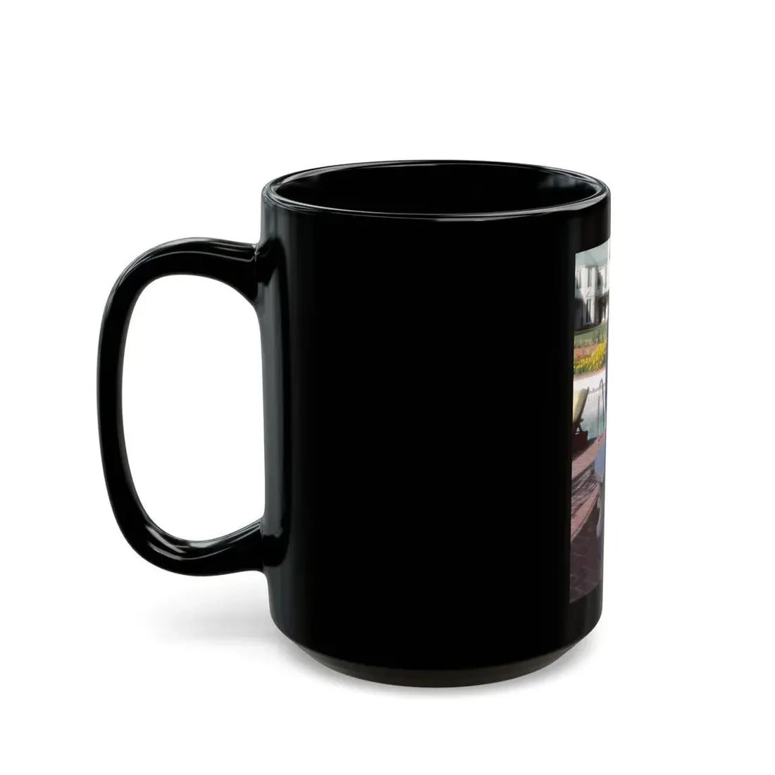 Terry Moore #414 - Unreleased Aug. '84 Playboy Photo from shoot topless in robe (Vintage Female Icon) Black Coffee Mug - Go Mug Yourself