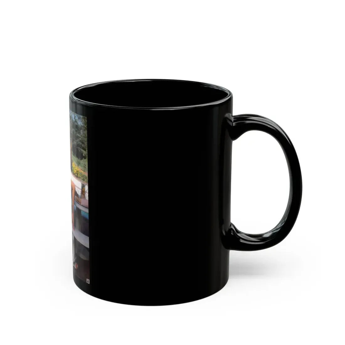 Terry Moore #414 - Unreleased Aug. '84 Playboy Photo from shoot topless in robe (Vintage Female Icon) Black Coffee Mug - Go Mug Yourself