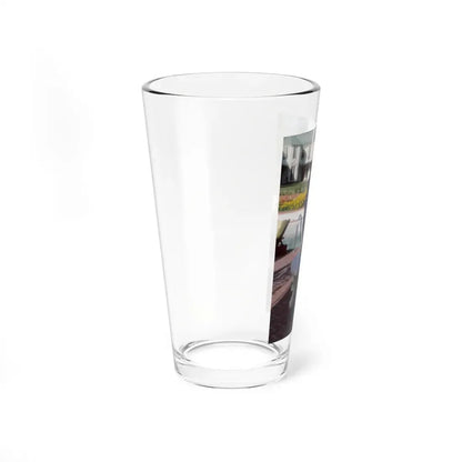 Terry Moore #414 - Unreleased Aug. '84 Playboy Photo from shoot topless in robe (Vintage Female Icon) Pint Glass 16oz - Go Mug Yourself