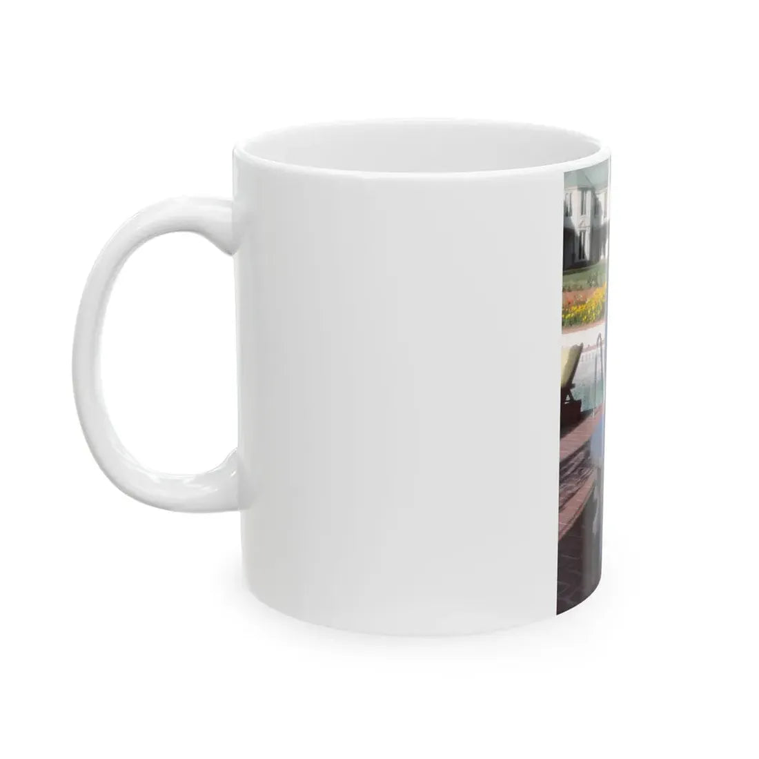 Terry Moore #414 - Unreleased Aug. '84 Playboy Photo from shoot topless in robe (Vintage Female Icon) White Coffee Mug - Go Mug Yourself