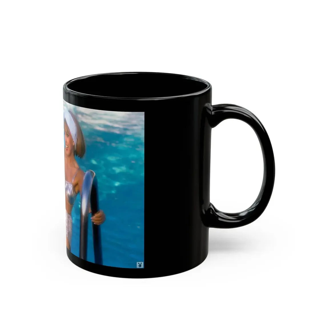 Terry Moore #415 - Unreleased Aug. '84 Playboy Photo from shoot non nude (Vintage Female Icon) Black Coffee Mug - Go Mug Yourself