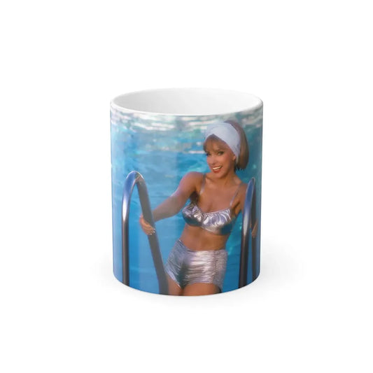 Terry Moore #415 - Unreleased Aug. '84 Playboy Photo from shoot non nude (Vintage Female Icon) Color Changing Mug 11oz Default Title - Go Mug Yourself
