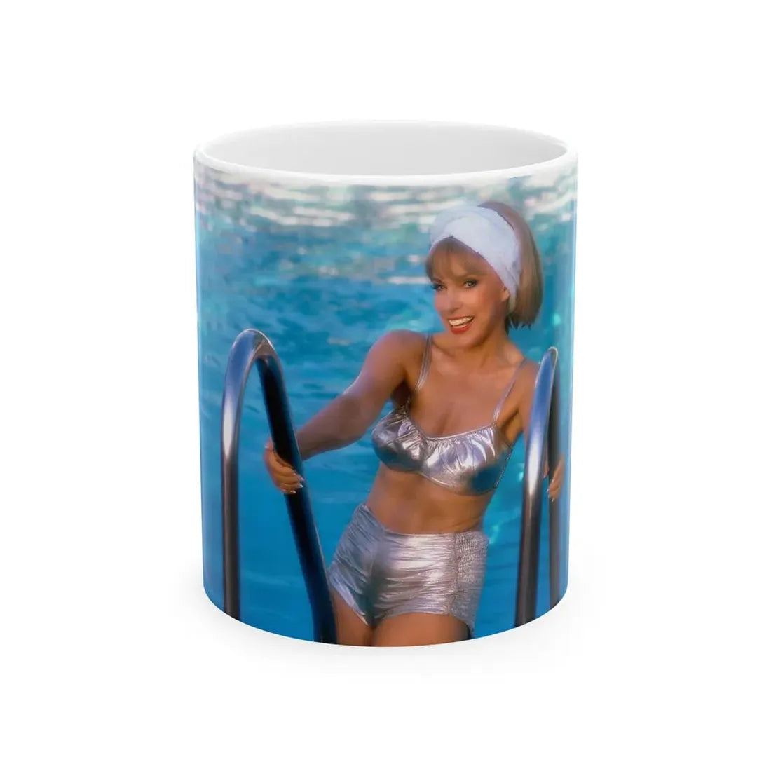 Terry Moore #415 - Unreleased Aug. '84 Playboy Photo from shoot non nude (Vintage Female Icon) White Coffee Mug 11oz - Go Mug Yourself
