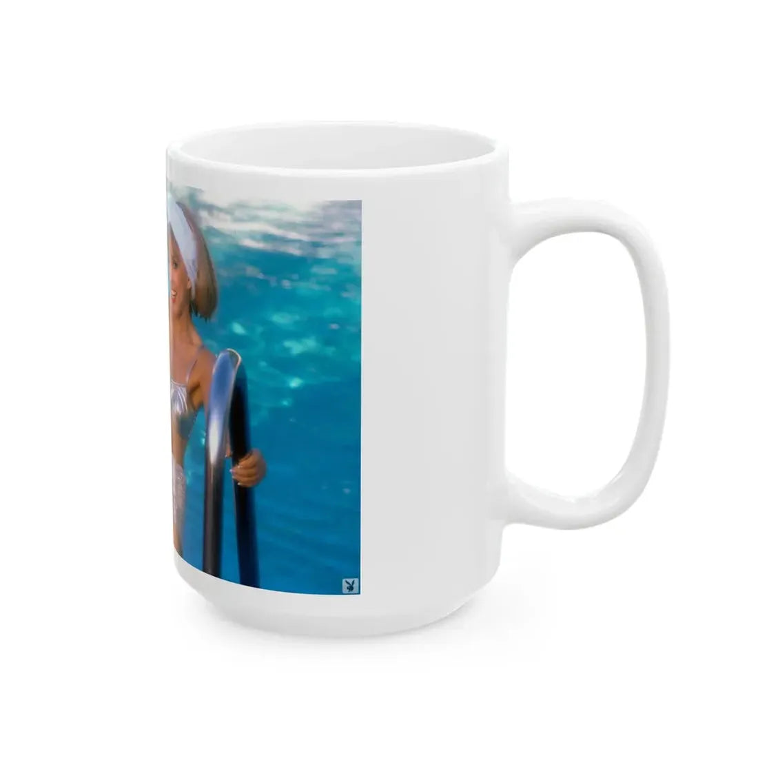 Terry Moore #415 - Unreleased Aug. '84 Playboy Photo from shoot non nude (Vintage Female Icon) White Coffee Mug - Go Mug Yourself