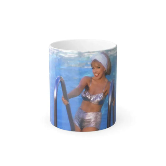 Terry Moore #415 - Unreleased Aug. '84 Playboy Photo from shoot non nude1 (Vintage Female Icon) Color Changing Mug 11oz Default Title - Go Mug Yourself