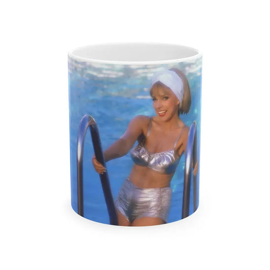 Terry Moore #415 - Unreleased Aug. '84 Playboy Photo from shoot non nude1 (Vintage Female Icon) White Coffee Mug 11oz - Go Mug Yourself