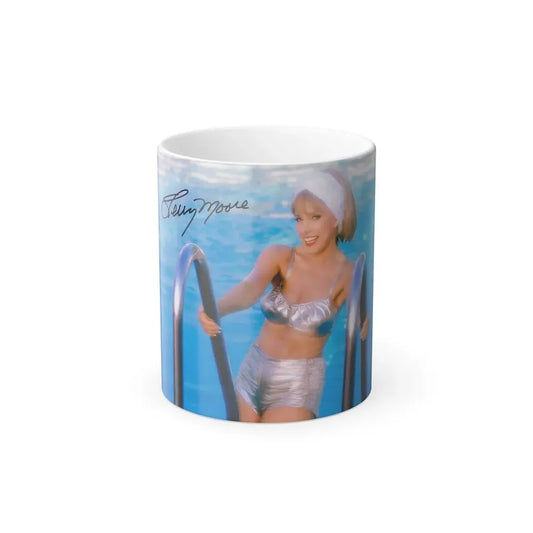 Terry Moore #415 - Unreleased Aug. '84 Playboy Photo from shoot non nude2 (Vintage Female Icon) Color Changing Mug 11oz Default Title - Go Mug Yourself