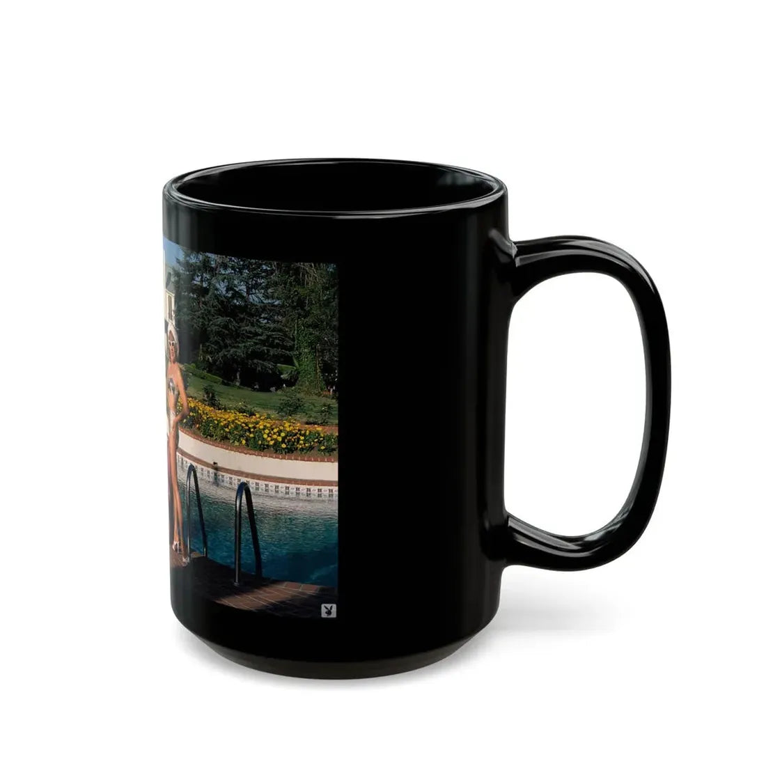 Terry Moore #416 - Unreleased Aug. '84 Playboy Photo from shoot non nude (Vintage Female Icon) Black Coffee Mug - Go Mug Yourself