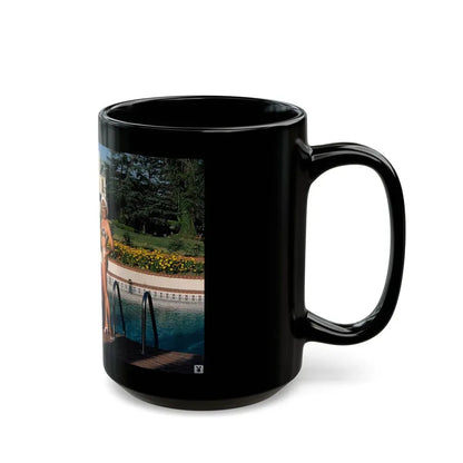 Terry Moore #416 - Unreleased Aug. '84 Playboy Photo from shoot non nude (Vintage Female Icon) Black Coffee Mug - Go Mug Yourself