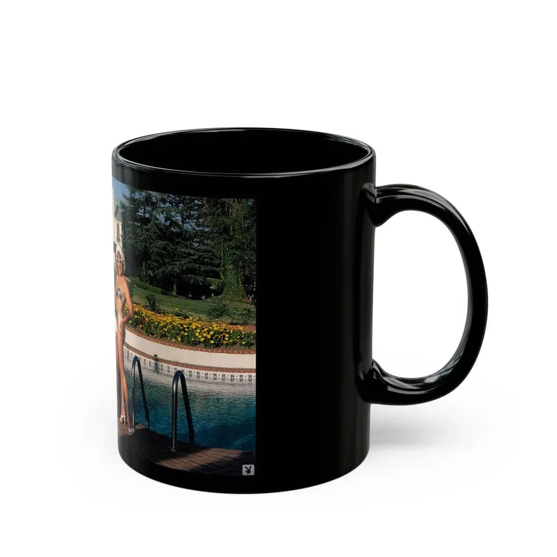 Terry Moore #416 - Unreleased Aug. '84 Playboy Photo from shoot non nude (Vintage Female Icon) Black Coffee Mug - Go Mug Yourself