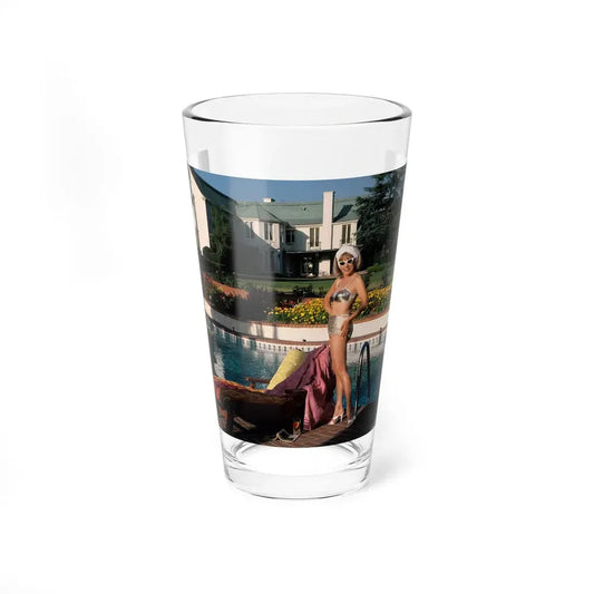 Terry Moore #416 - Unreleased Aug. '84 Playboy Photo from shoot non nude (Vintage Female Icon) Pint Glass 16oz 16oz - Go Mug Yourself