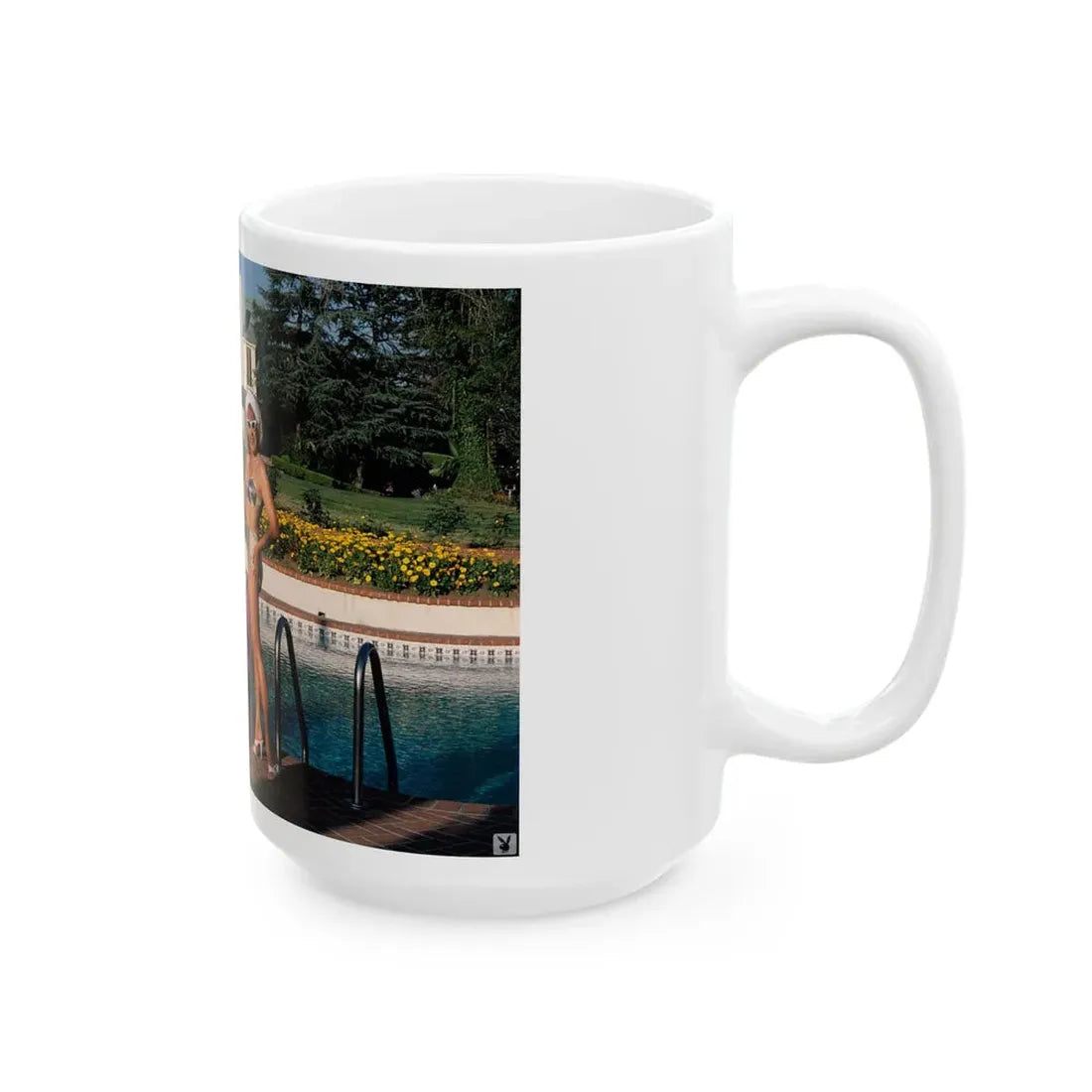 Terry Moore #416 - Unreleased Aug. '84 Playboy Photo from shoot non nude (Vintage Female Icon) White Coffee Mug - Go Mug Yourself