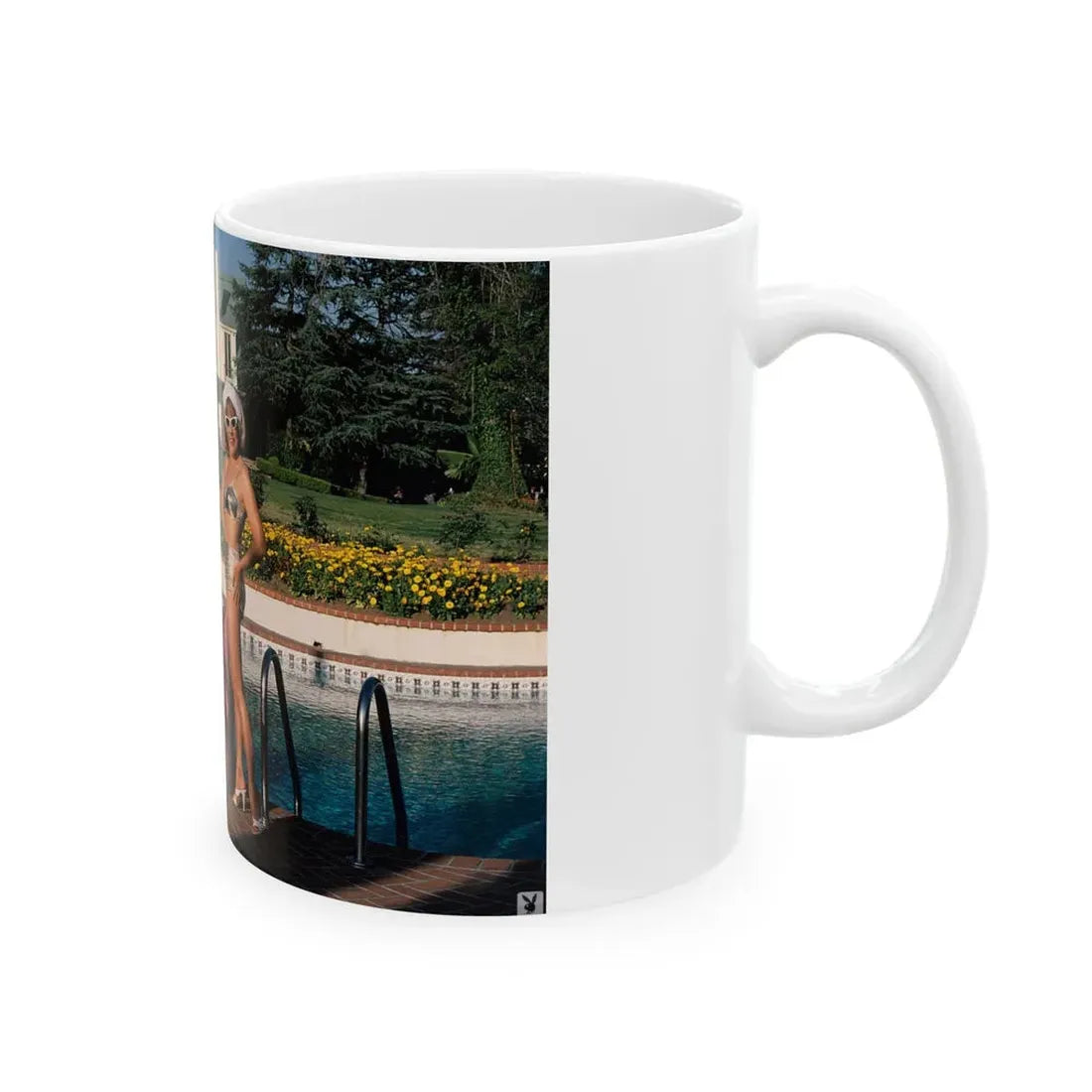 Terry Moore #416 - Unreleased Aug. '84 Playboy Photo from shoot non nude (Vintage Female Icon) White Coffee Mug - Go Mug Yourself