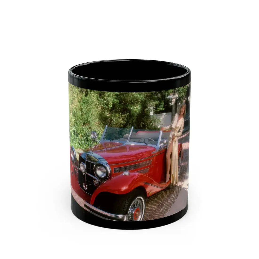 Terry Moore #417 - Unreleased Aug. '84 Playboy Photo from shoot non nude (Vintage Female Icon) Black Coffee Mug 11oz - Go Mug Yourself