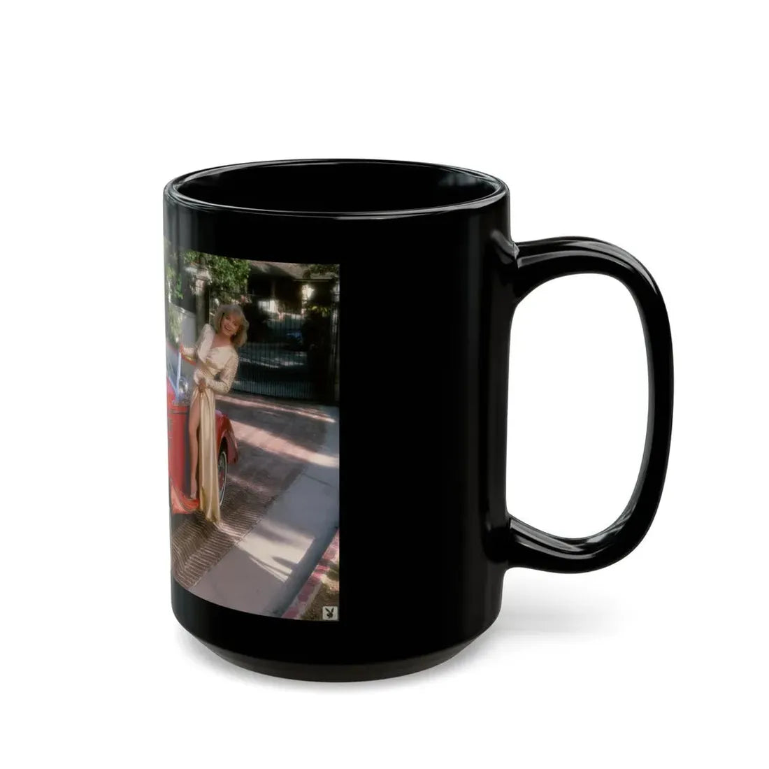 Terry Moore #417 - Unreleased Aug. '84 Playboy Photo from shoot non nude (Vintage Female Icon) Black Coffee Mug - Go Mug Yourself