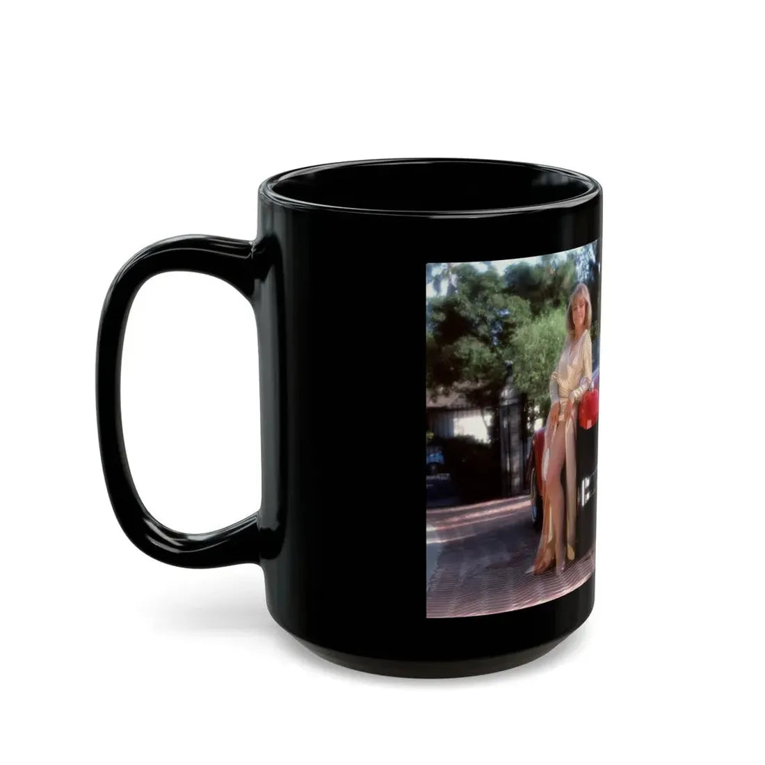 Terry Moore #418 - Unreleased Aug. '84 Playboy Photo from shoot non nude (Vintage Female Icon) Black Coffee Mug - Go Mug Yourself
