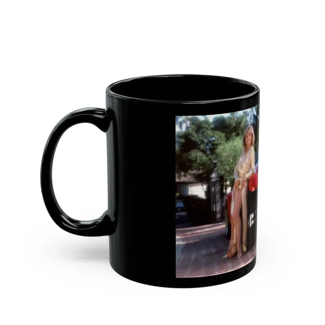 Terry Moore #418 - Unreleased Aug. '84 Playboy Photo from shoot non nude (Vintage Female Icon) Black Coffee Mug - Go Mug Yourself