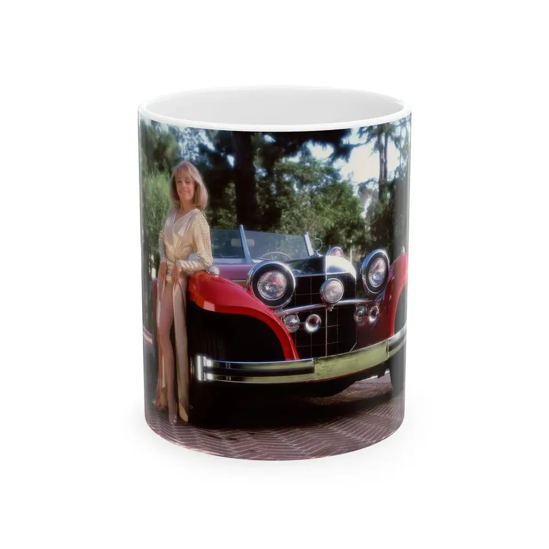 Terry Moore #418 - Unreleased Aug. '84 Playboy Photo from shoot non nude (Vintage Female Icon) White Coffee Mug 11oz - Go Mug Yourself