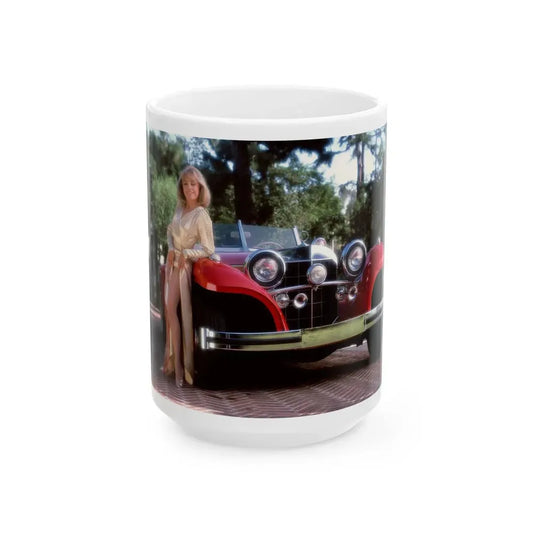 Terry Moore #418 - Unreleased Aug. '84 Playboy Photo from shoot non nude (Vintage Female Icon) White Coffee Mug 15oz - Go Mug Yourself