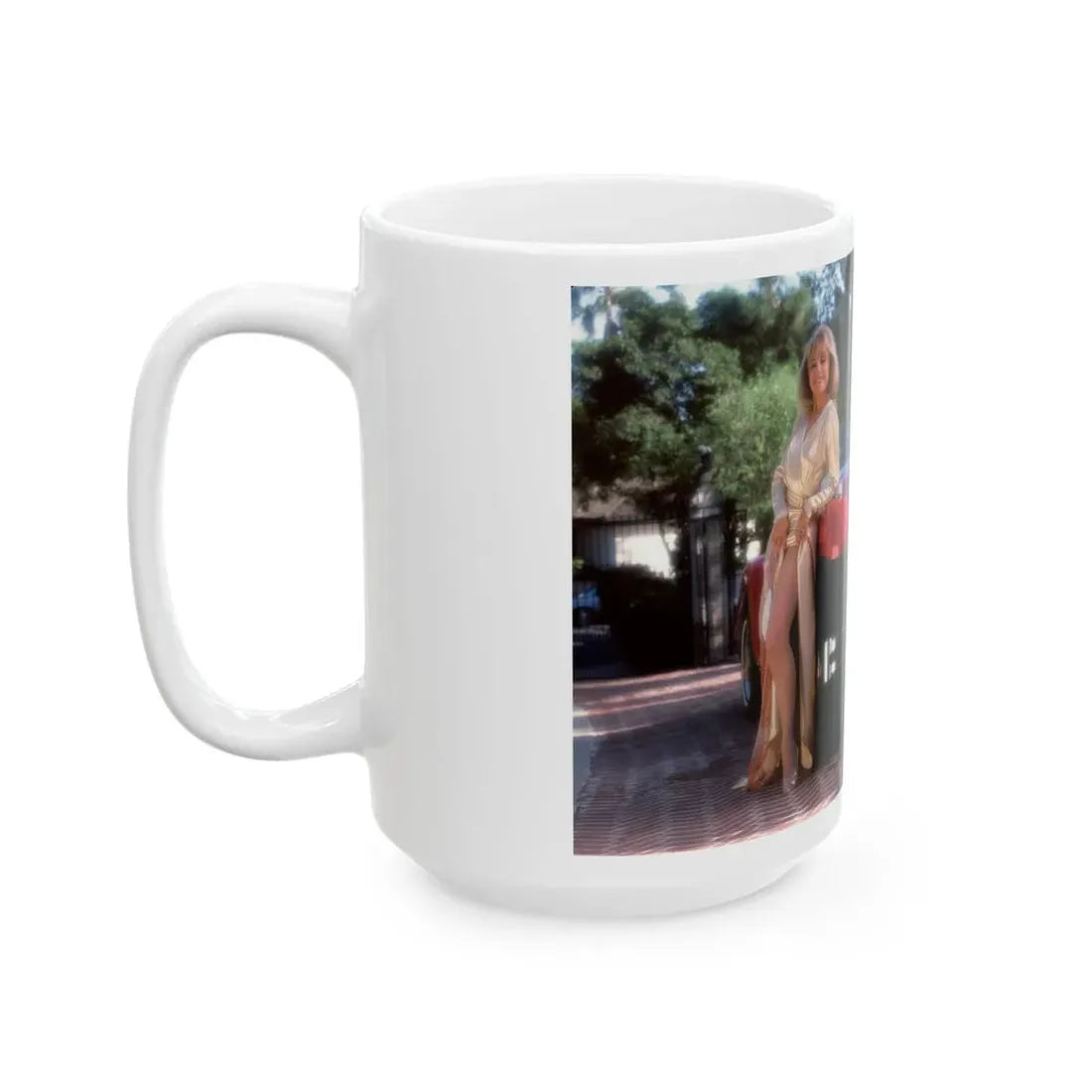 Terry Moore #418 - Unreleased Aug. '84 Playboy Photo from shoot non nude (Vintage Female Icon) White Coffee Mug - Go Mug Yourself