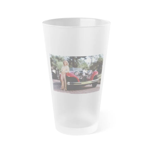 Terry Moore #418 - Unreleased Aug. '84 Playboy Photo from shoot non nude (Vintage Female Icon) Frosted Pint Glass 16oz-16oz-Frosted-Go Mug Yourself