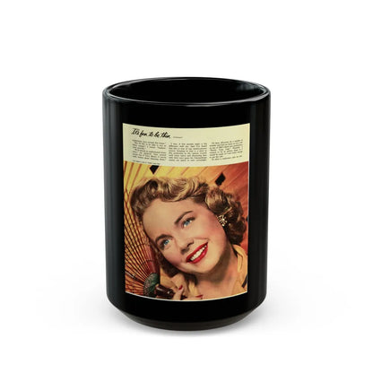 Terry Moore #420 (Vintage Female Icon) Black Coffee Mug-15oz-Go Mug Yourself