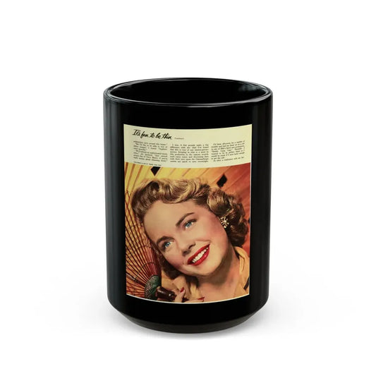 Terry Moore #420 (Vintage Female Icon) Black Coffee Mug 15oz - Go Mug Yourself