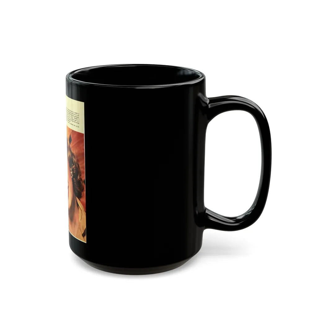 Terry Moore #420 (Vintage Female Icon) Black Coffee Mug-Go Mug Yourself