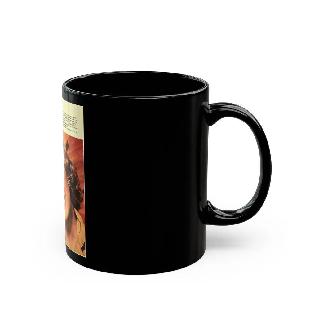 Terry Moore #420 (Vintage Female Icon) Black Coffee Mug-Go Mug Yourself