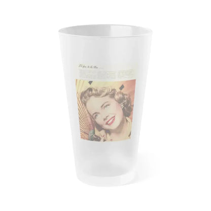 Terry Moore #420 (Vintage Female Icon) Frosted Pint Glass 16oz 16oz Frosted - Go Mug Yourself
