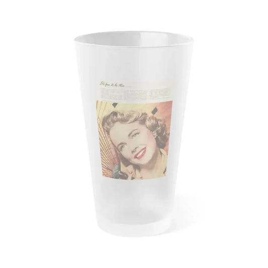Terry Moore #420 (Vintage Female Icon) Frosted Pint Glass 16oz 16oz Frosted - Go Mug Yourself