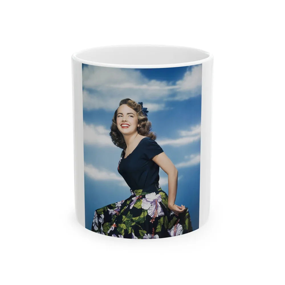 Terry Moore #421 (Vintage Female Icon) White Coffee Mug-11oz-Go Mug Yourself