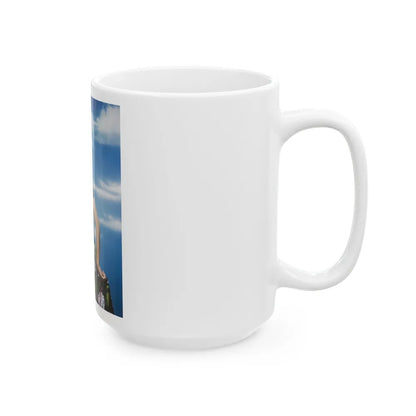 Terry Moore #421 (Vintage Female Icon) White Coffee Mug-Go Mug Yourself