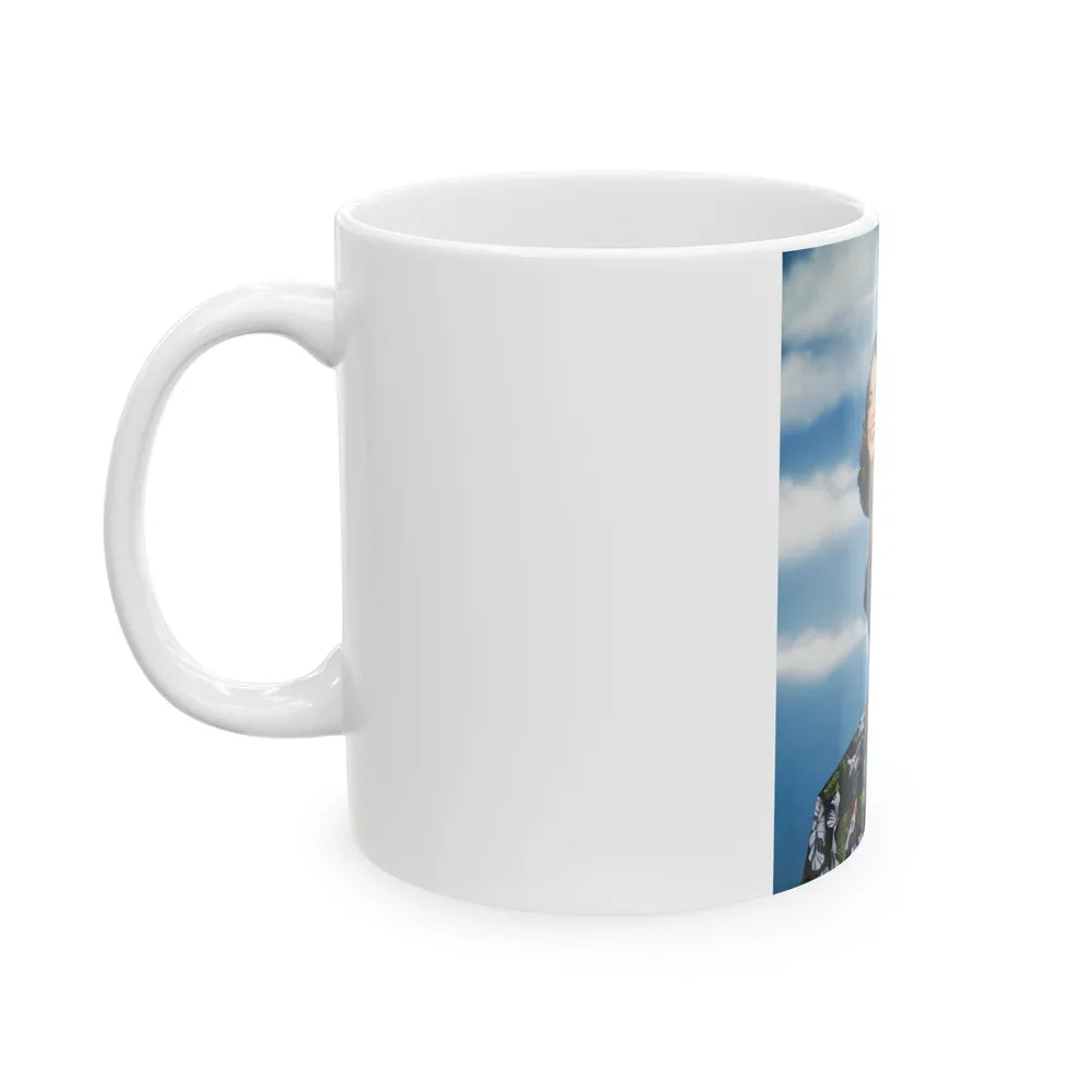 Terry Moore #421 (Vintage Female Icon) White Coffee Mug-Go Mug Yourself