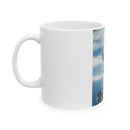 Terry Moore #421 (Vintage Female Icon) White Coffee Mug-Go Mug Yourself
