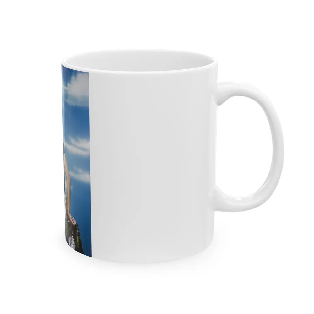 Terry Moore #421 (Vintage Female Icon) White Coffee Mug-Go Mug Yourself