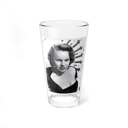 Terry Moore #423 Vintage B&W 1951 Head & Shoulder Upper Body Glamour Photo1 (Vintage Female Icon) Pint Glass 16oz 16oz - Go Mug Yourself
