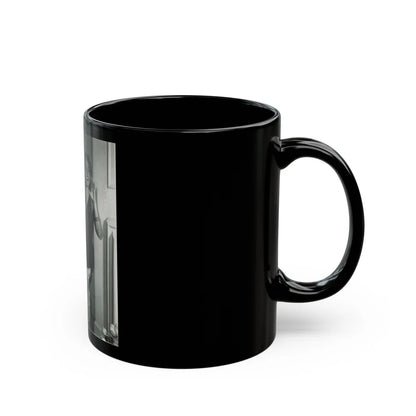Terry Moore #424 (Vintage Female Icon) Black Coffee Mug-Go Mug Yourself