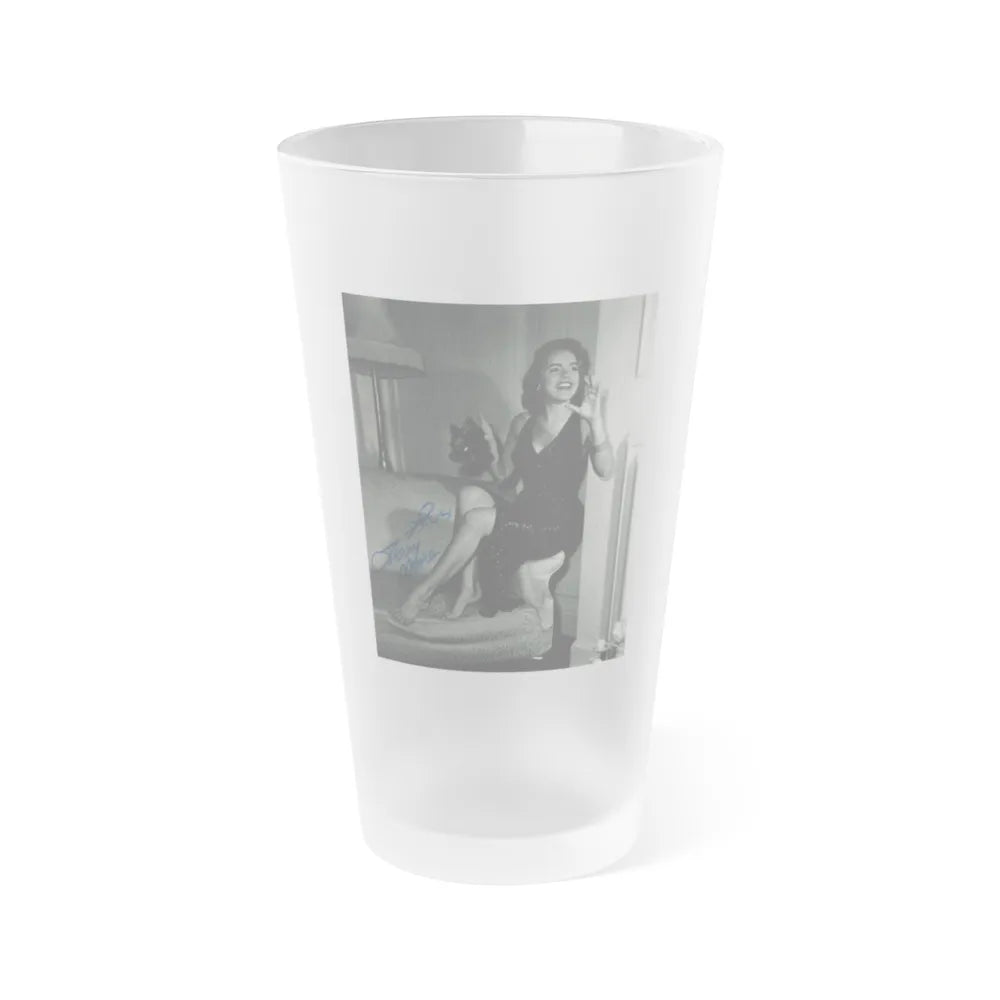 Terry Moore #424 (Vintage Female Icon) Frosted Pint Glass 16oz-16oz-Frosted-Go Mug Yourself
