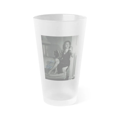 Terry Moore #424 (Vintage Female Icon) Frosted Pint Glass 16oz-16oz-Frosted-Go Mug Yourself