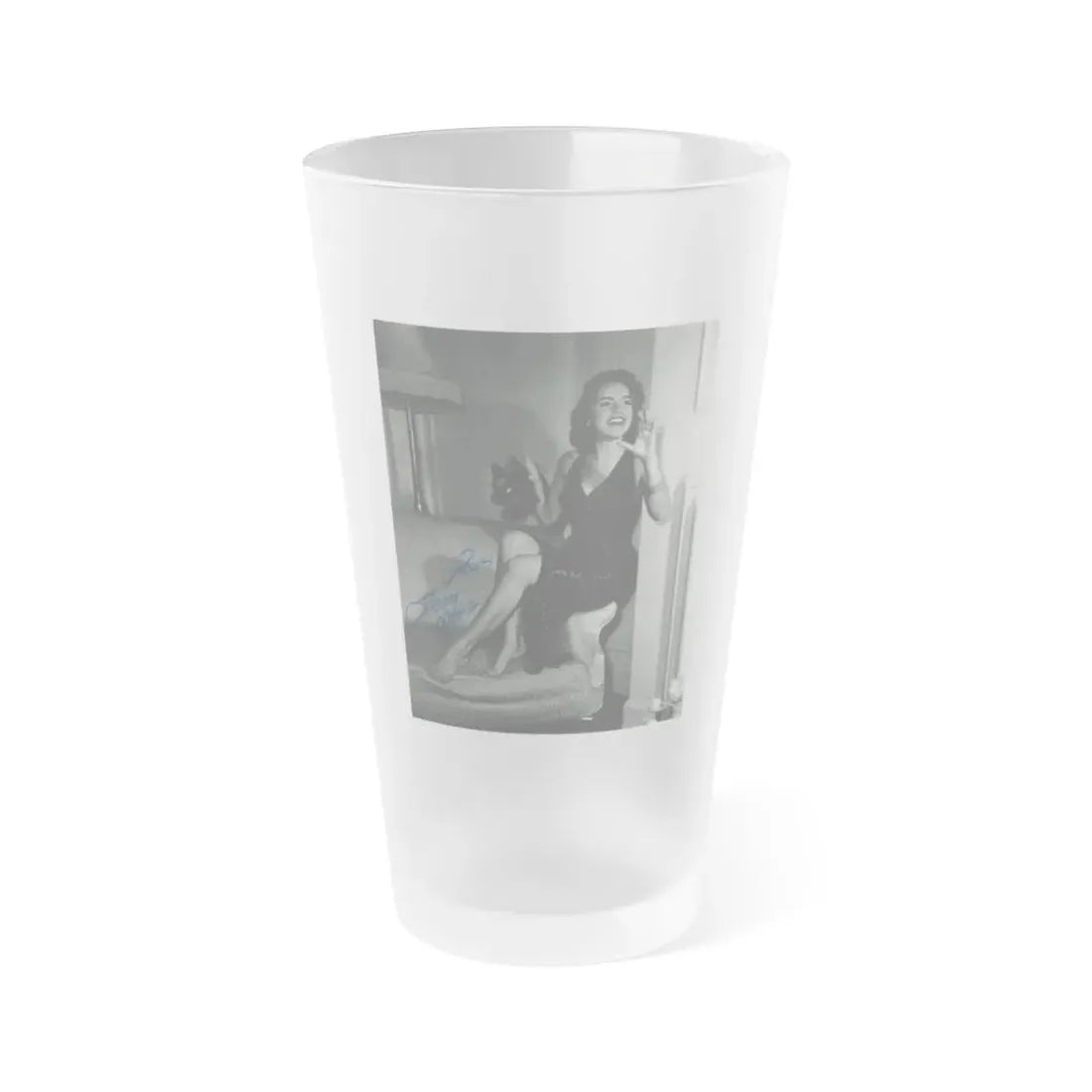 Terry Moore #424 (Vintage Female Icon) Frosted Pint Glass 16oz 16oz Frosted - Go Mug Yourself