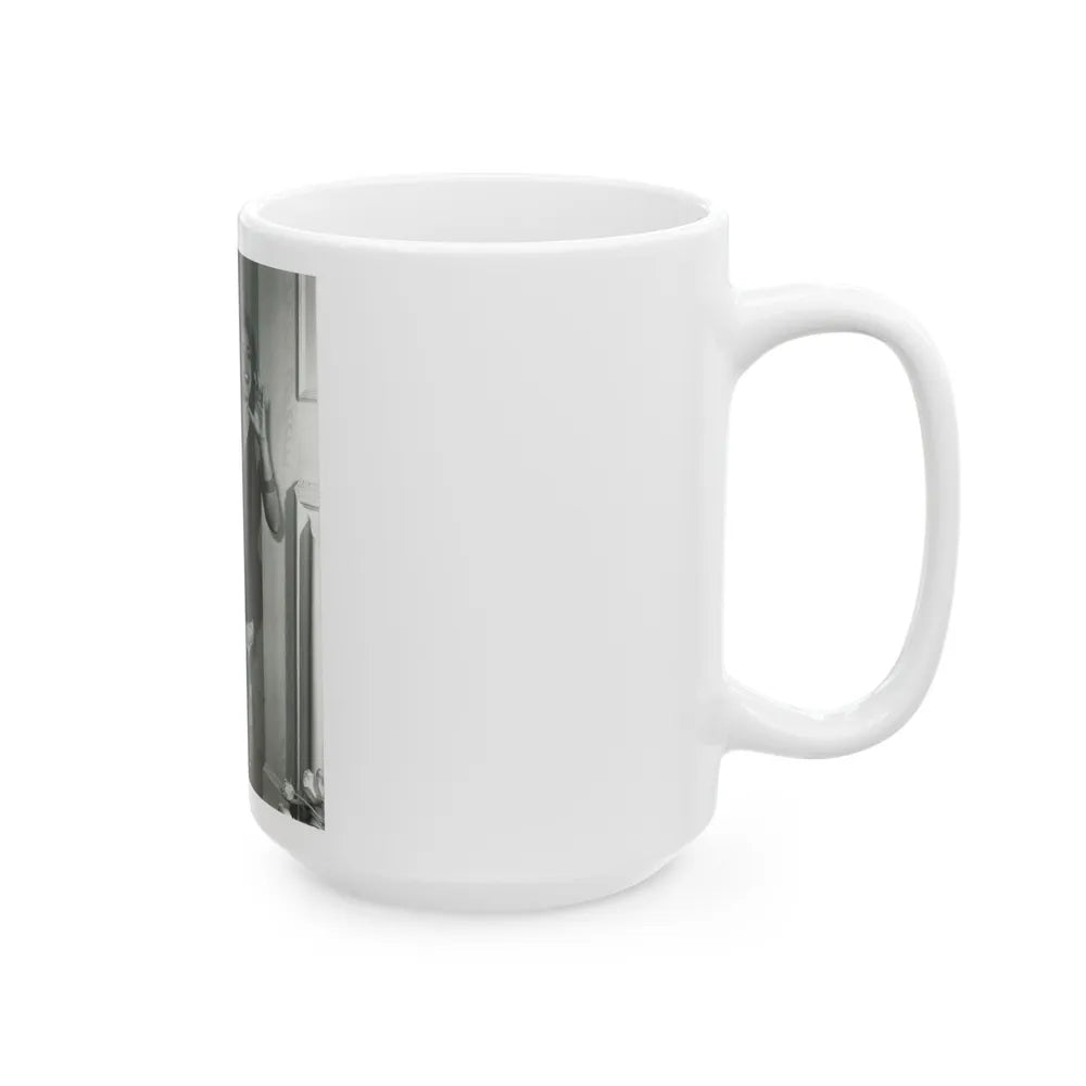 Terry Moore #424 (Vintage Female Icon) White Coffee Mug-Go Mug Yourself