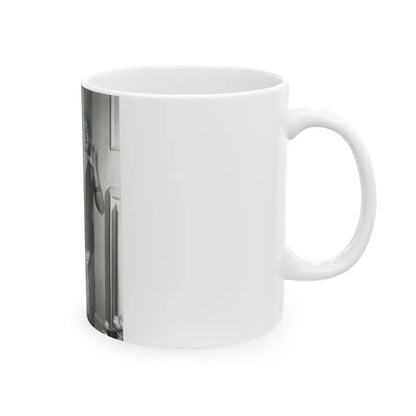 Terry Moore #424 (Vintage Female Icon) White Coffee Mug-Go Mug Yourself