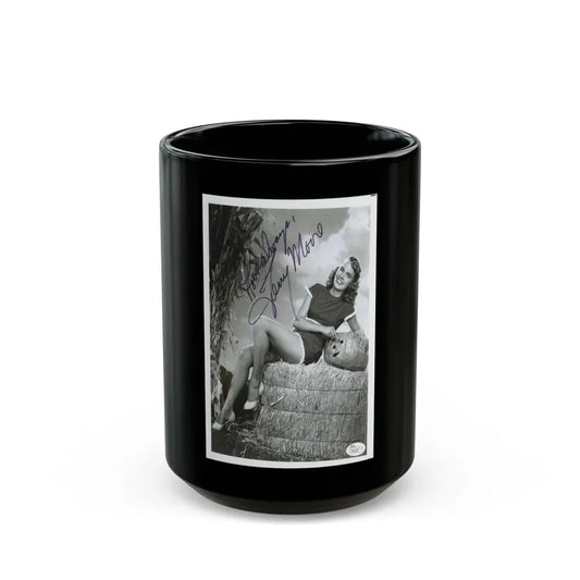 Terry Moore #427 (Vintage Female Icon) Black Coffee Mug 15oz - Go Mug Yourself