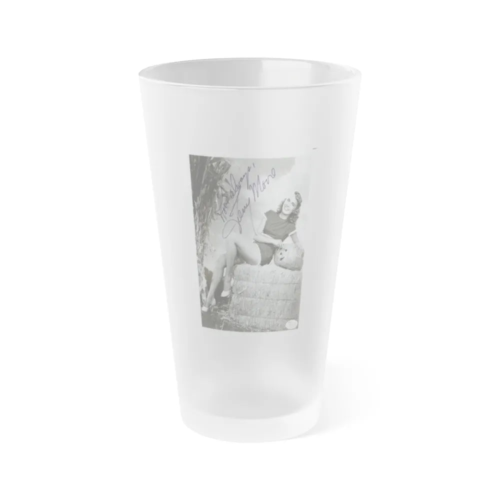 Terry Moore #427 (Vintage Female Icon) Frosted Pint Glass 16oz-16oz-Frosted-Go Mug Yourself